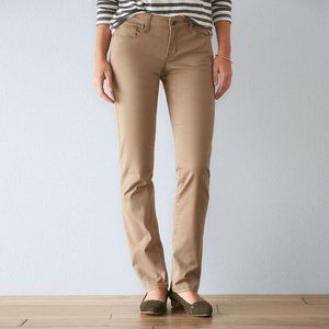 Sonoma 12* Khaki Tan* stretch straight leg* Mid-Rise* Like New